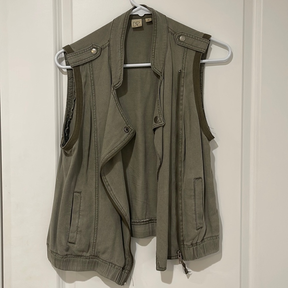 Nordstrom BP light olive green vest